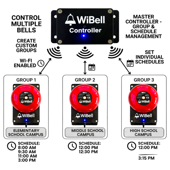 WiBell Programmable Bell System | No Subscription | Made in USA