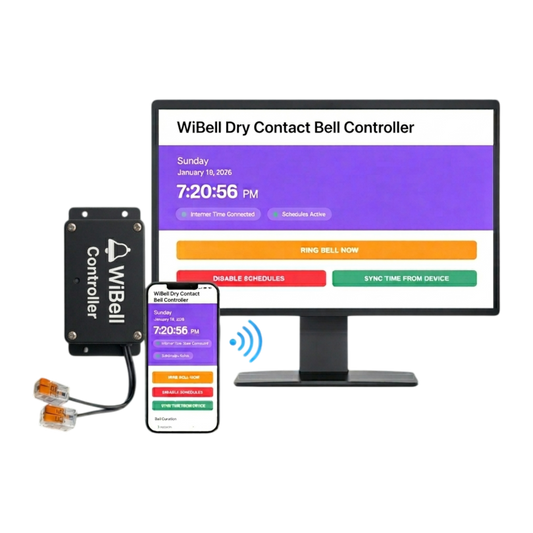 WiBell Dry Contact Bell Controller